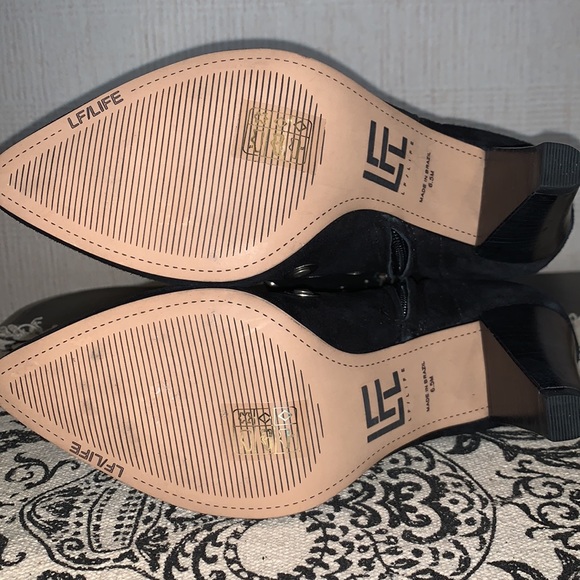 Suede Studded Booties - Picture 5 of 7